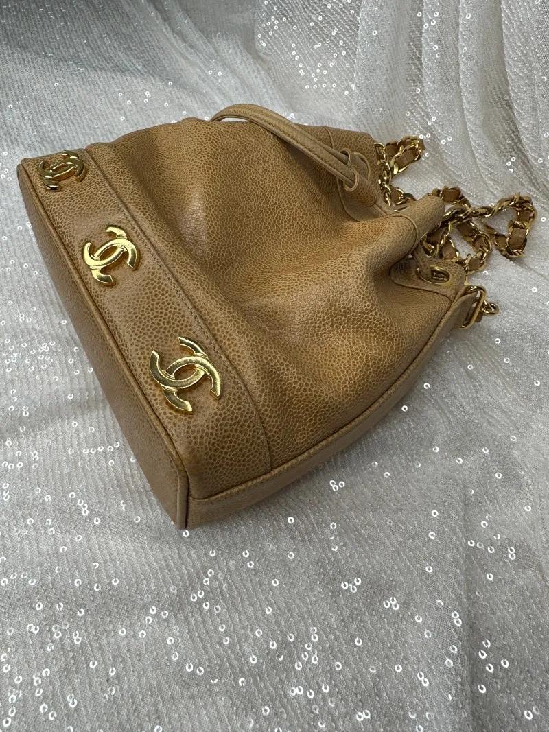 vintage-triple-coco-drawstring-chain-shoulder-bag