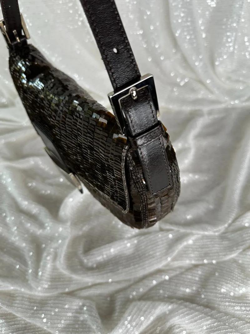 rare-fendi-brown-sequin-baguette