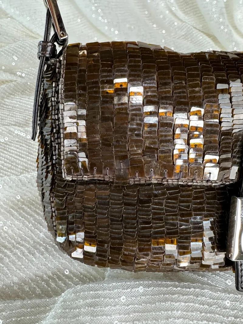 rare-fendi-brown-sequin-baguette