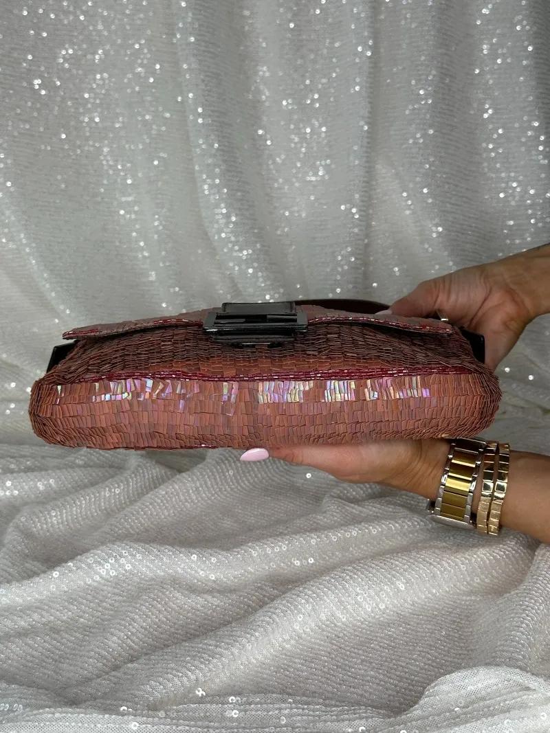 rare-fendi-pink-sequin-baguette-1