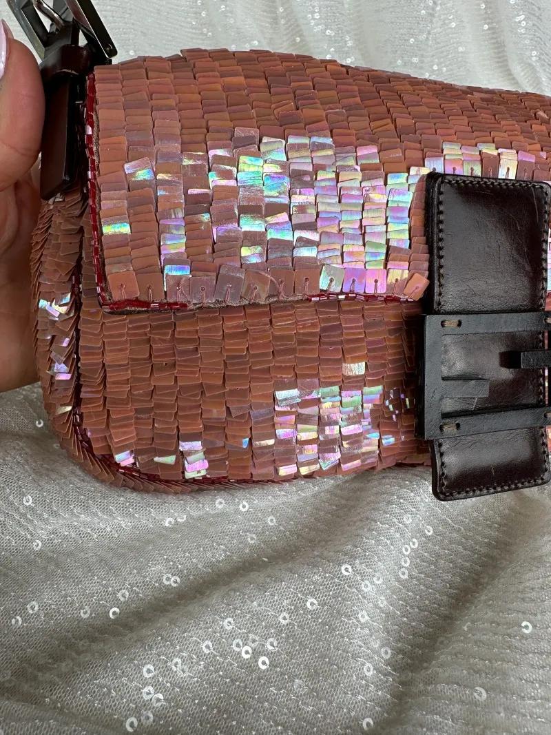 rare-fendi-pink-sequin-baguette-1