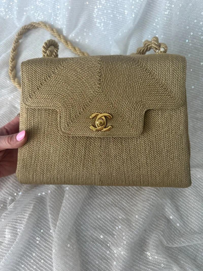 rare-vintage-chanel-beige-silk-rope-shoulder-bag