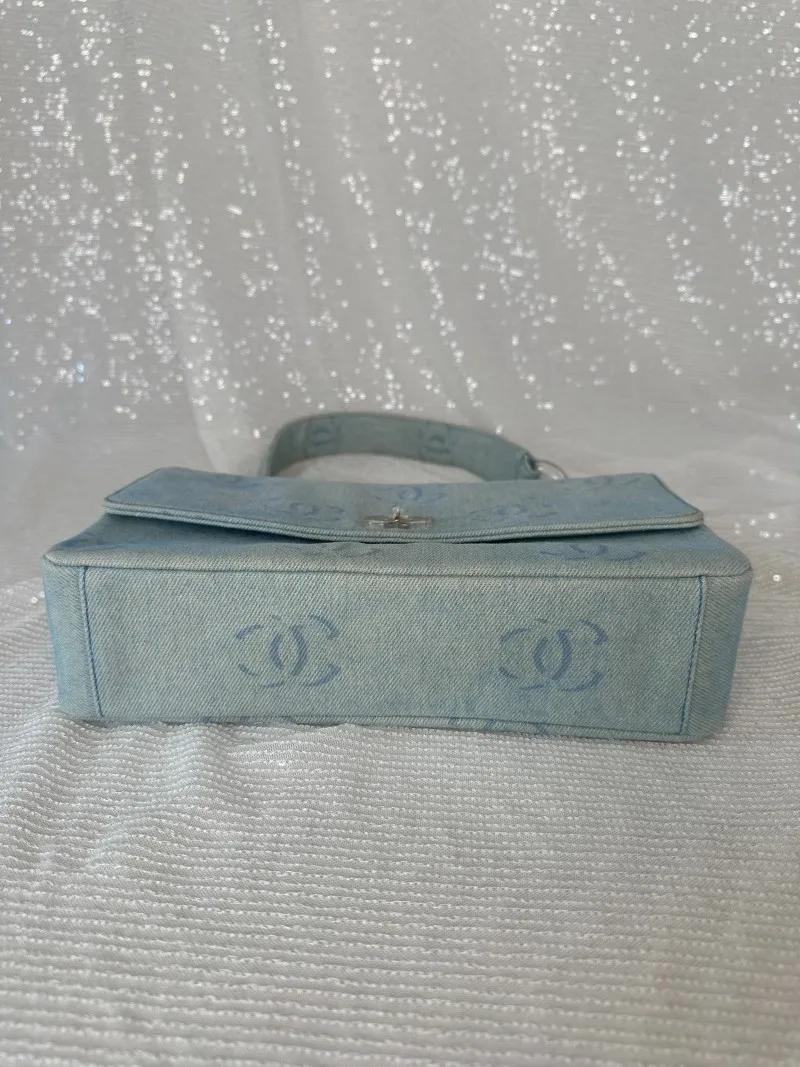 vintage-chanel-lucite-chain-denim-flap-bag