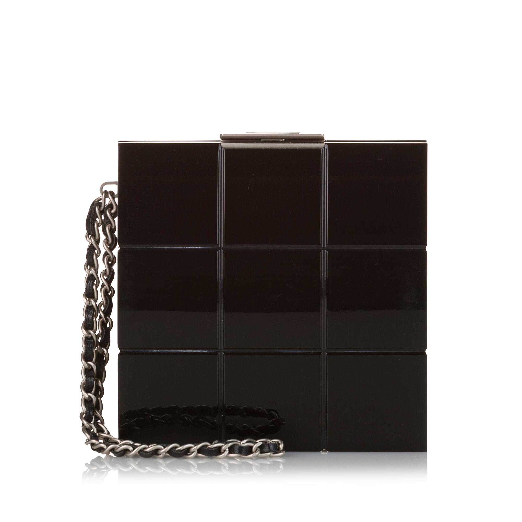 Lucite Minaudiere Perspex Clutch Bag