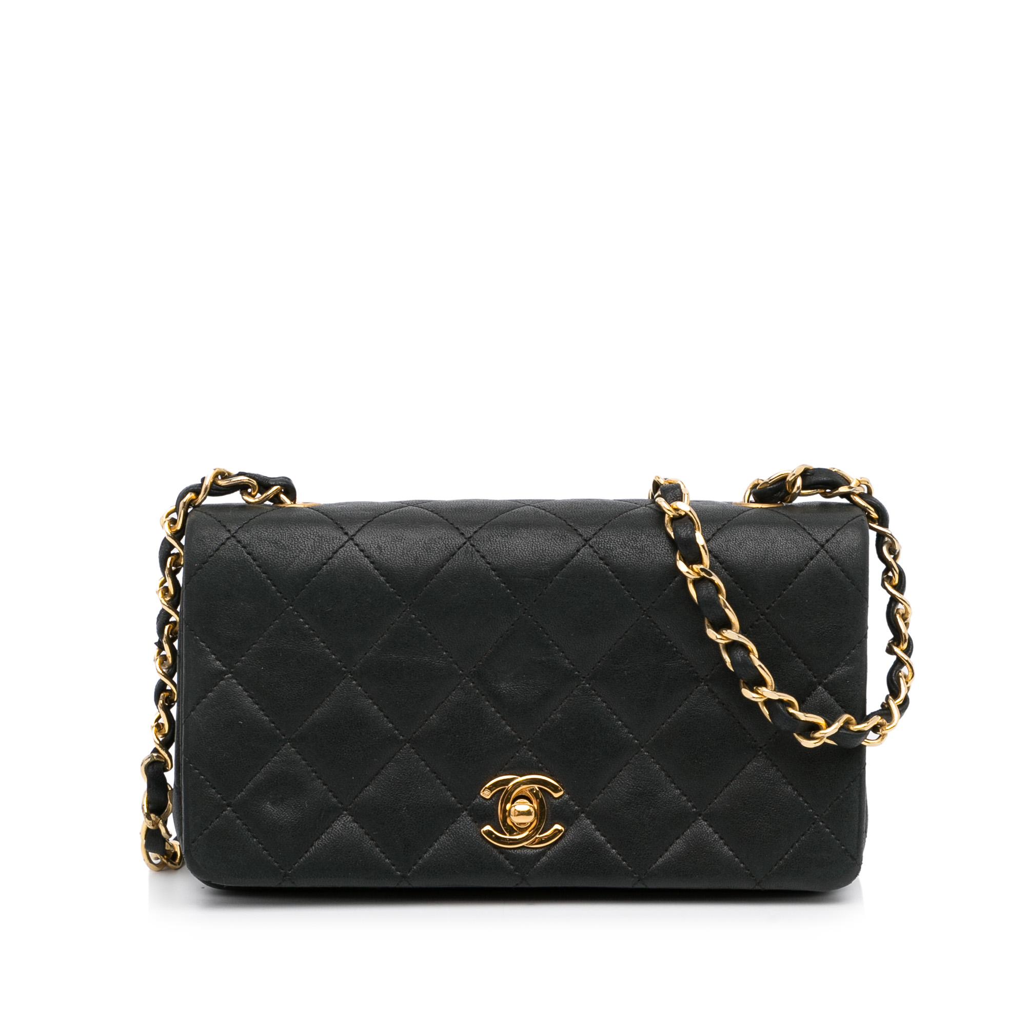 Mini Quilted Lambskin Full Flap