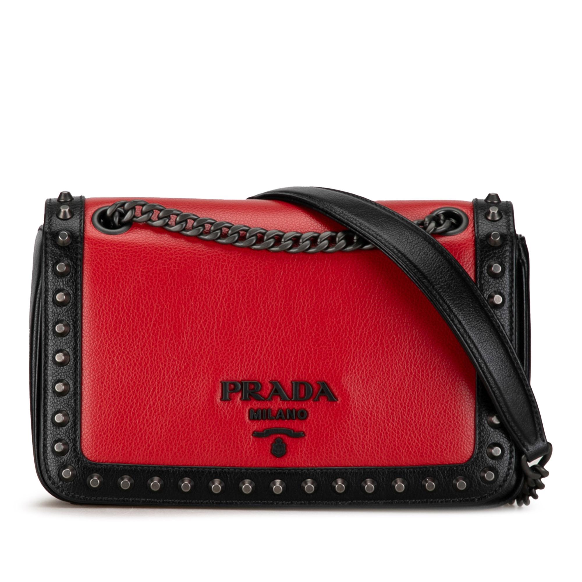 Studded Glace Calf Crossbody