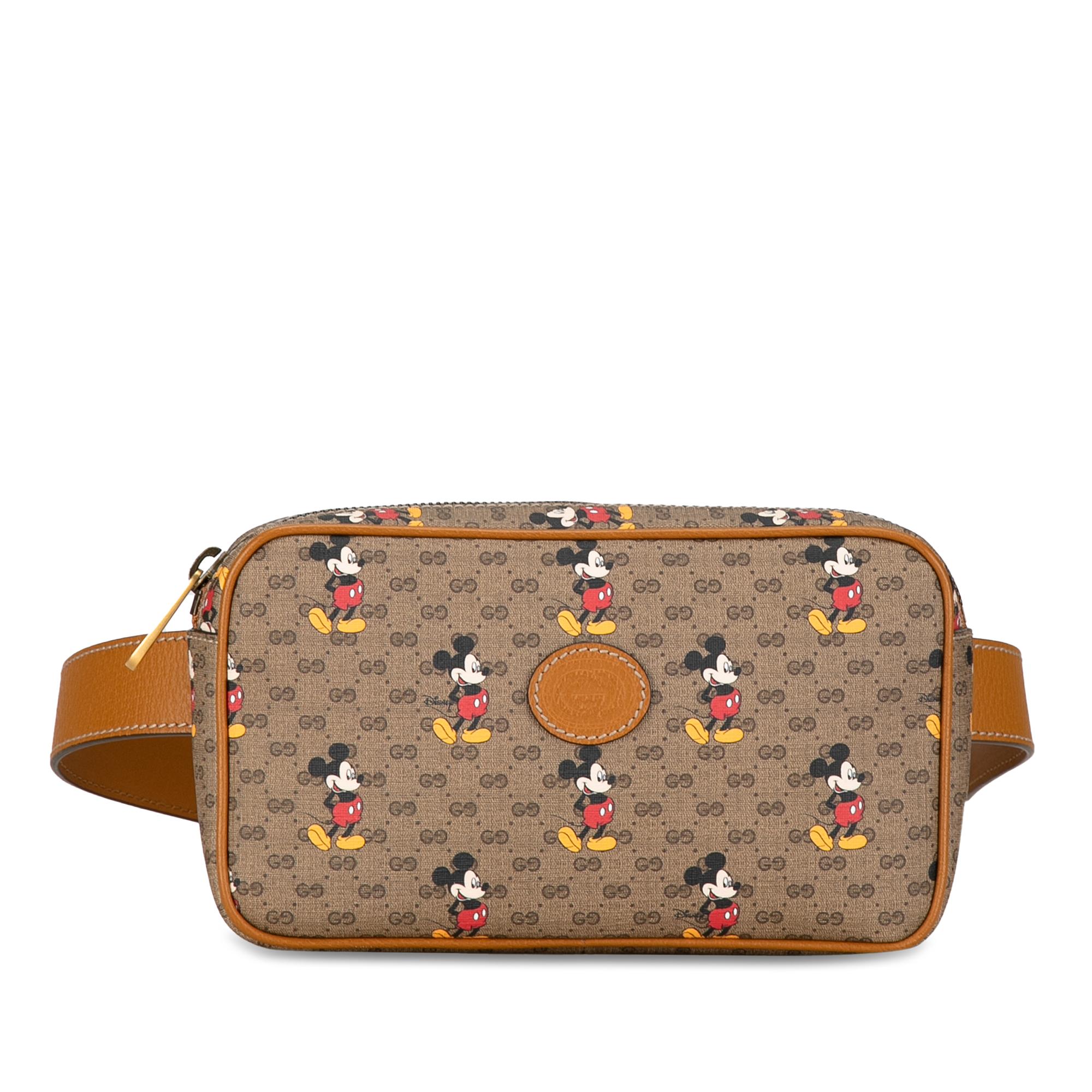 GG Supreme Mickey Mouse Belt Bag