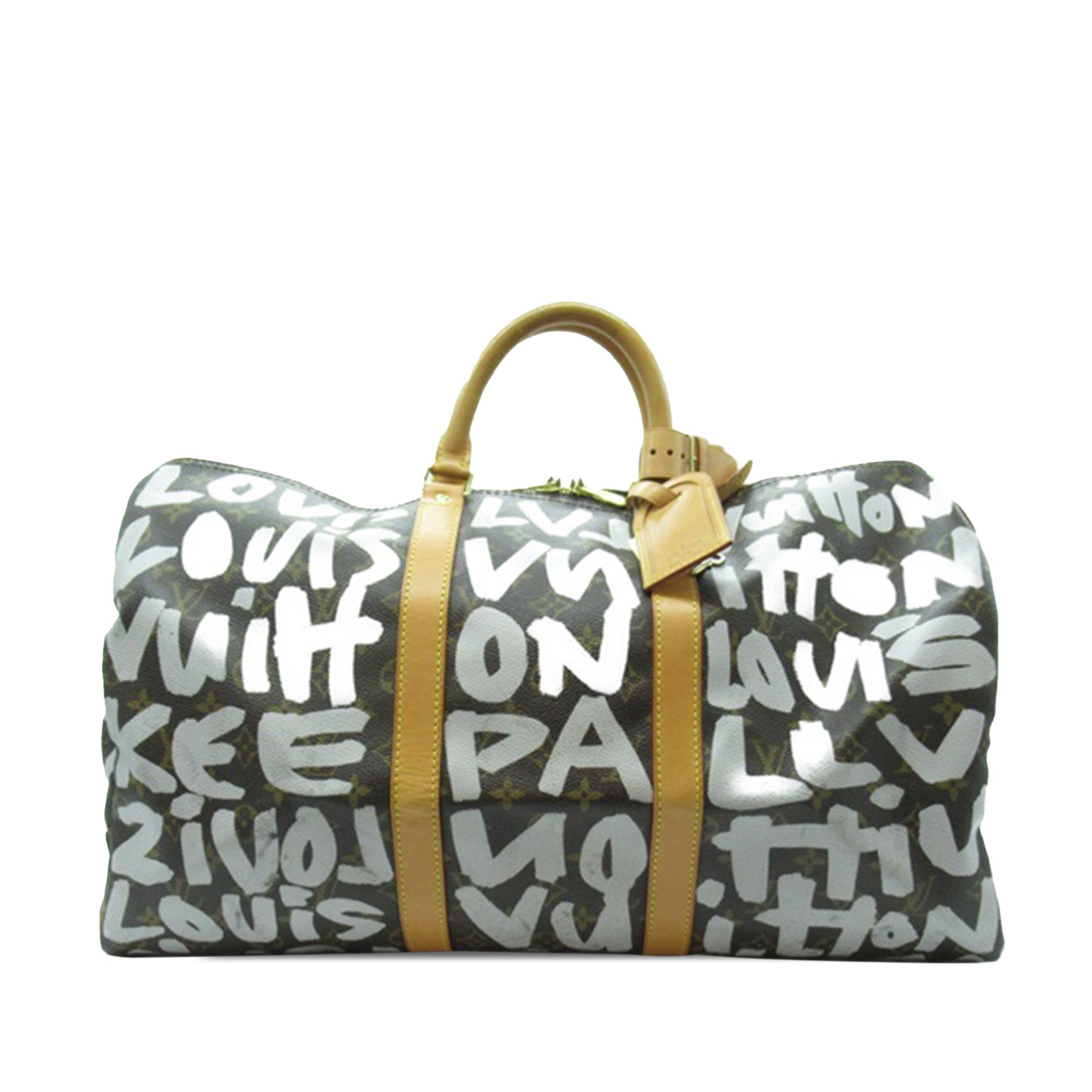 x Stephen Sprouse Monogram Graffiti Keepall 50