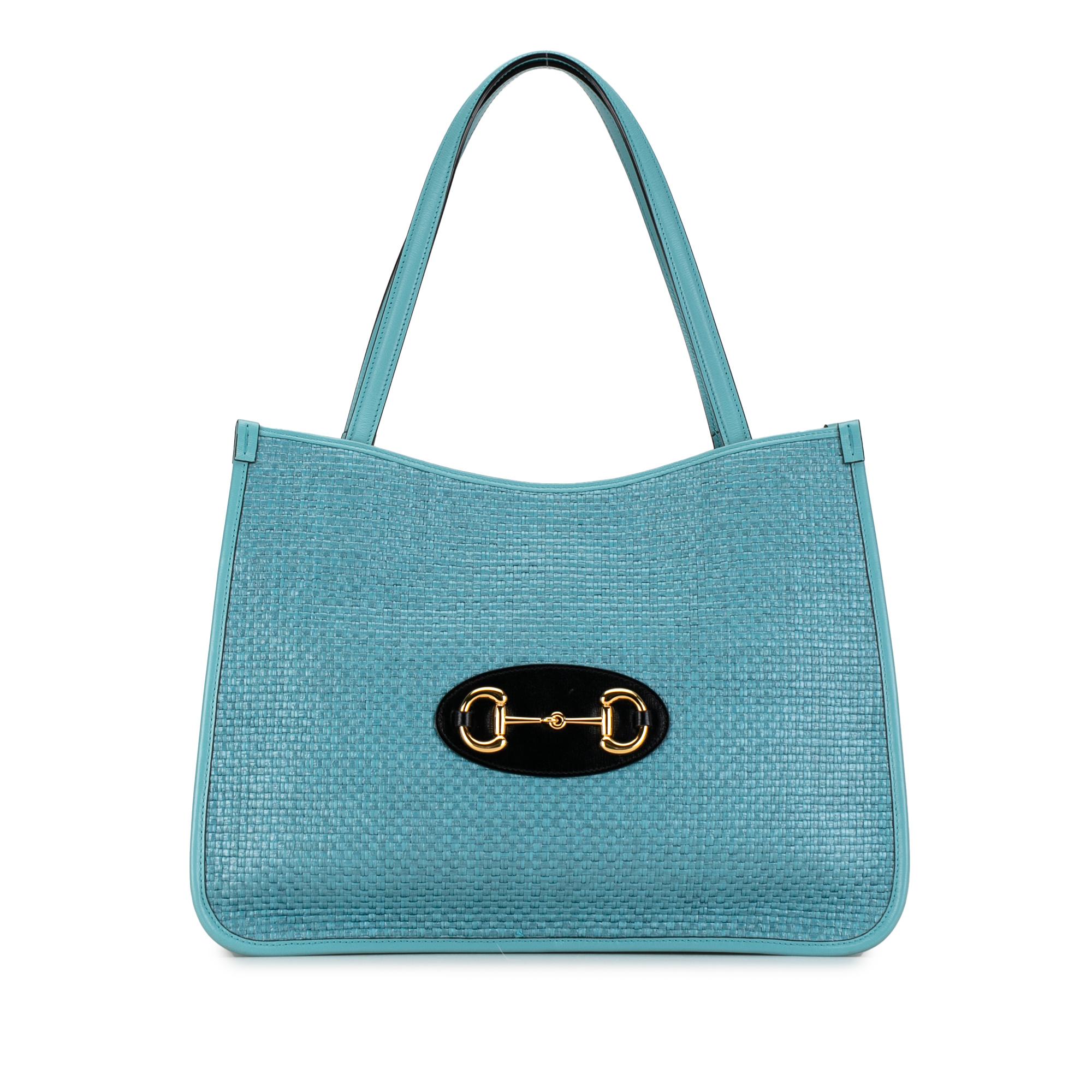 Raffia Horsebit 1955 Tote