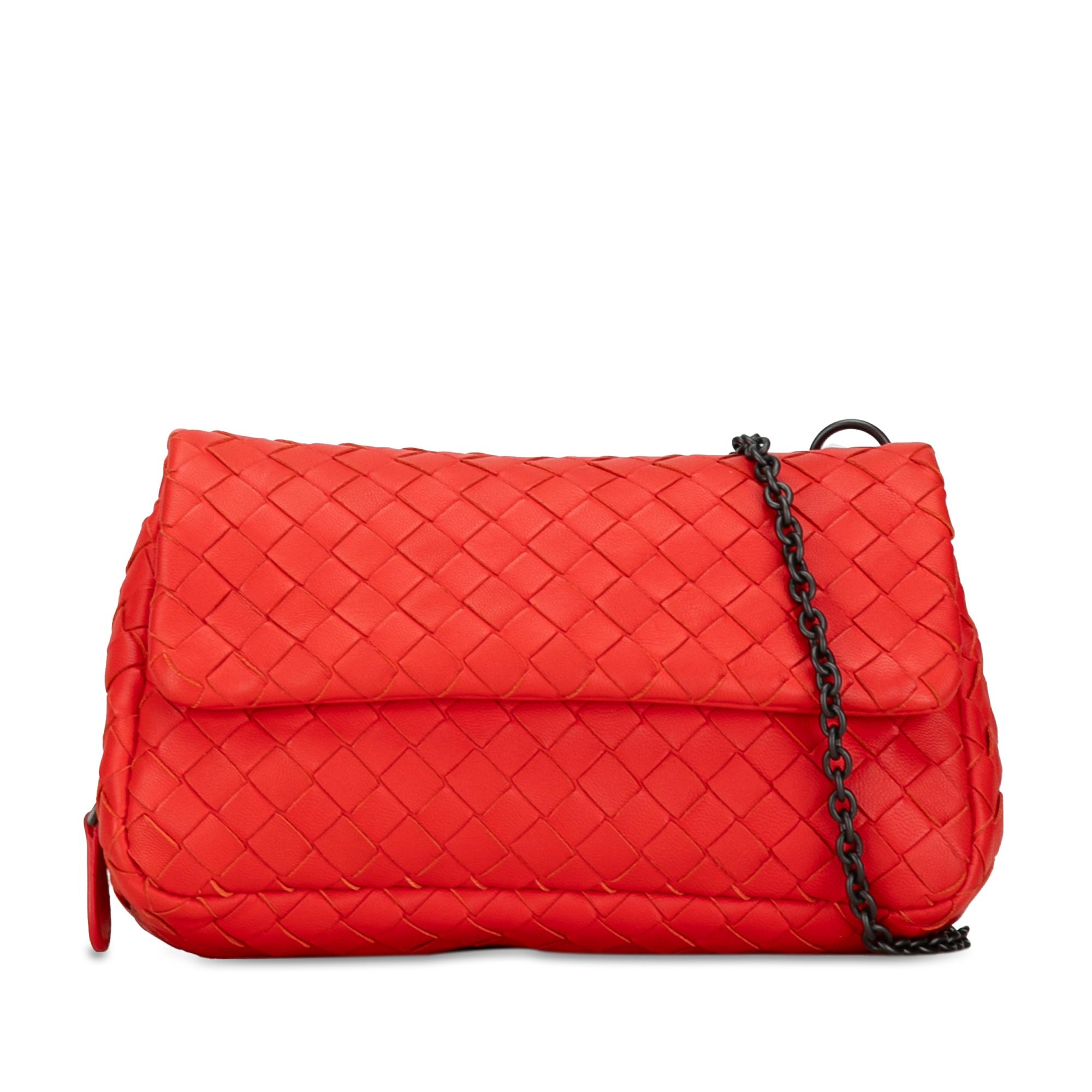 Mini Intrecciato Expandable Chain Crossbody