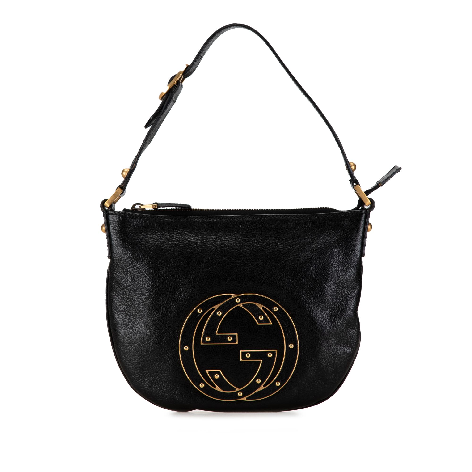 Small Leather Blondie Hobo Bag