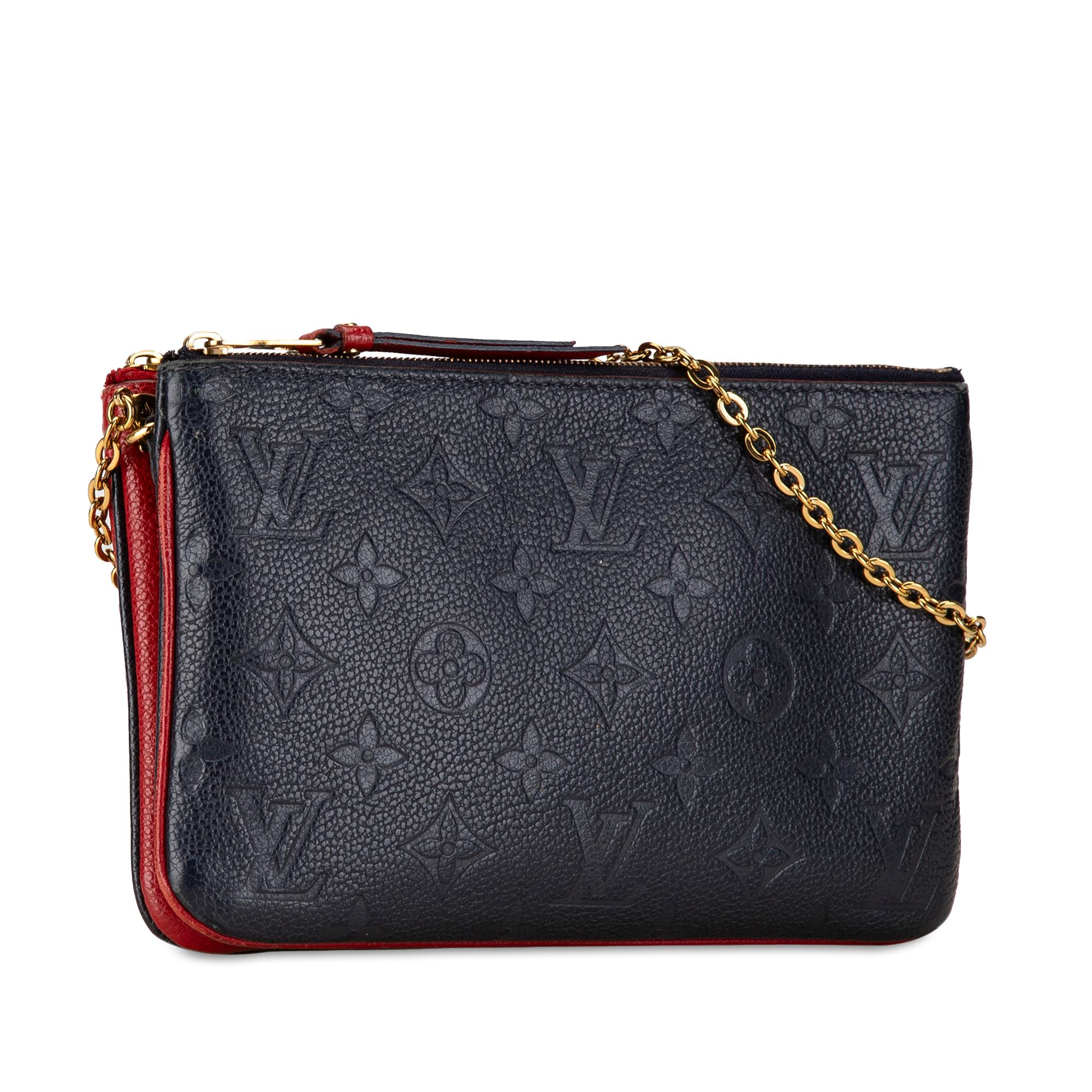 monogram-empreinte-double-zip-pochette