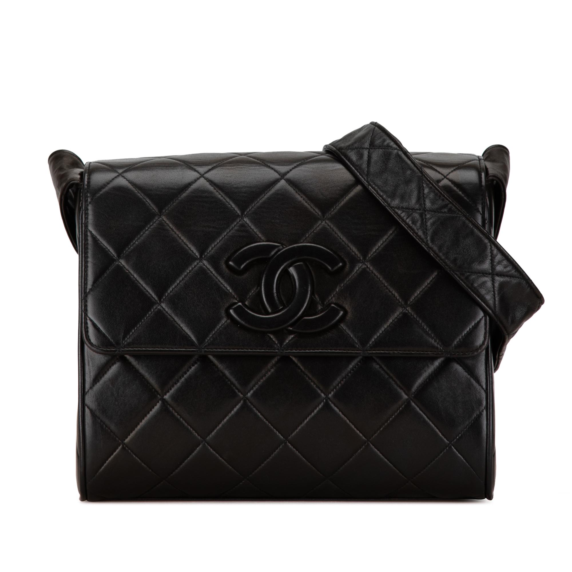 CC Quilted Lambskin Flap