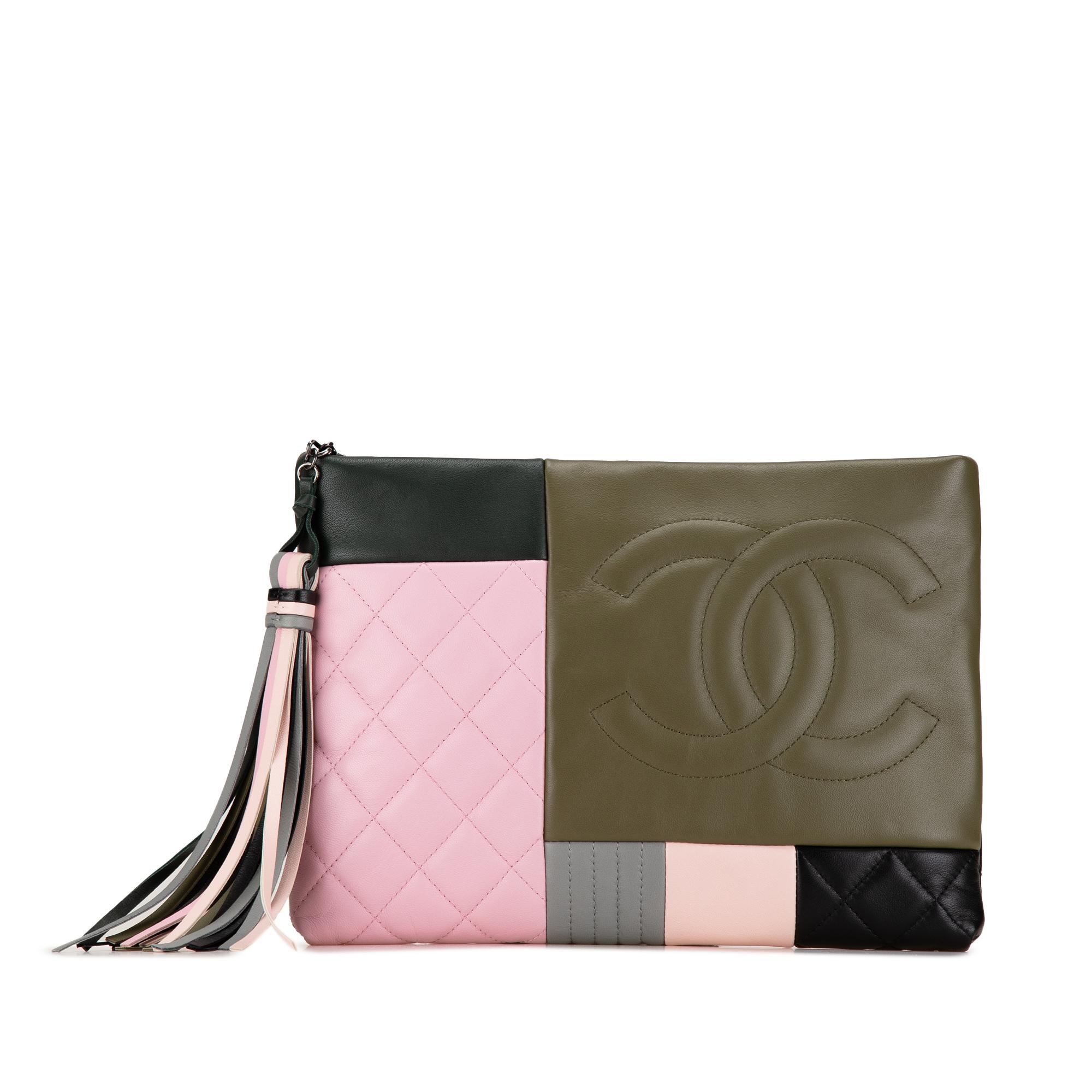 Multicolor Quilted Patchwork Pouch