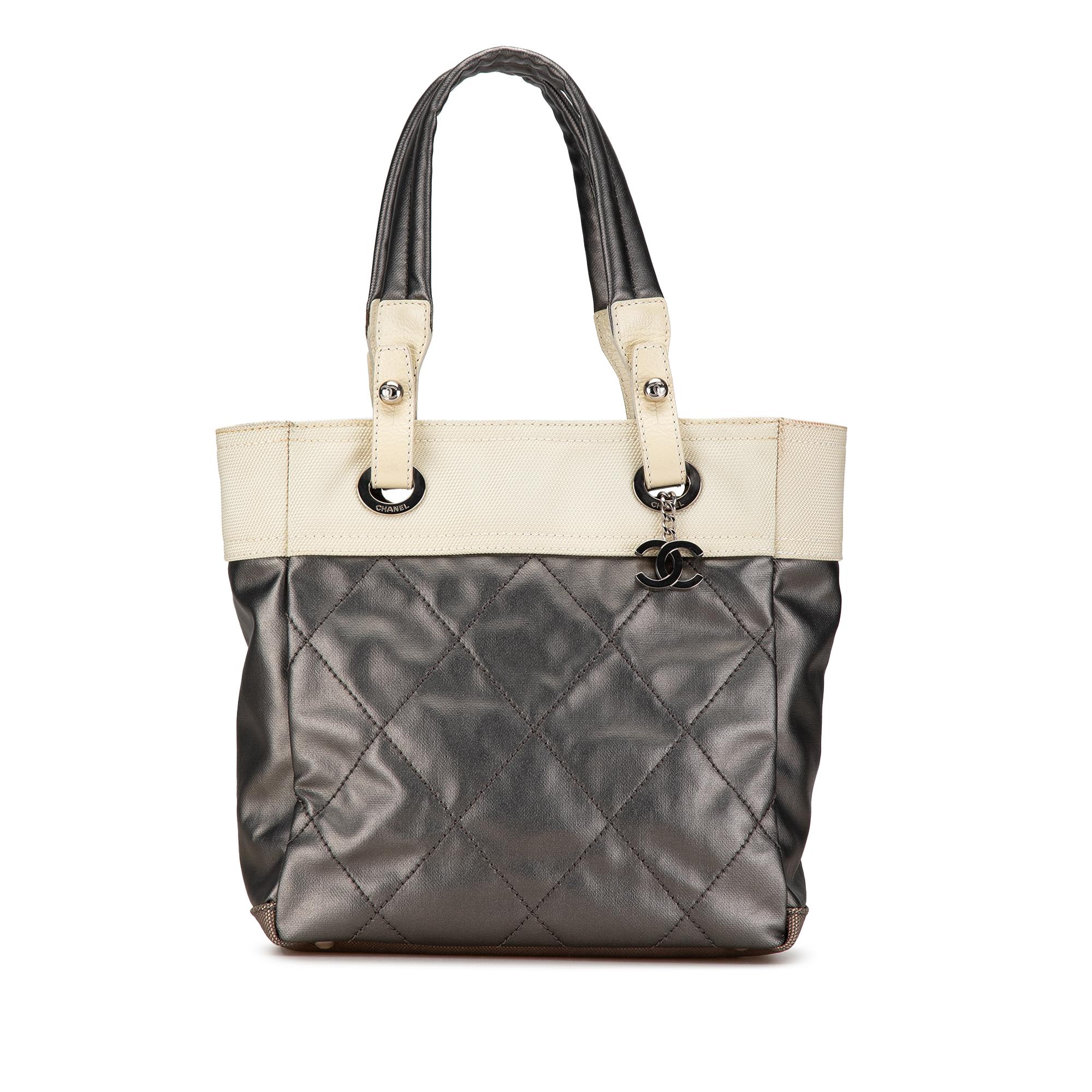 Small Bicolor Paris-Biarritz Tote