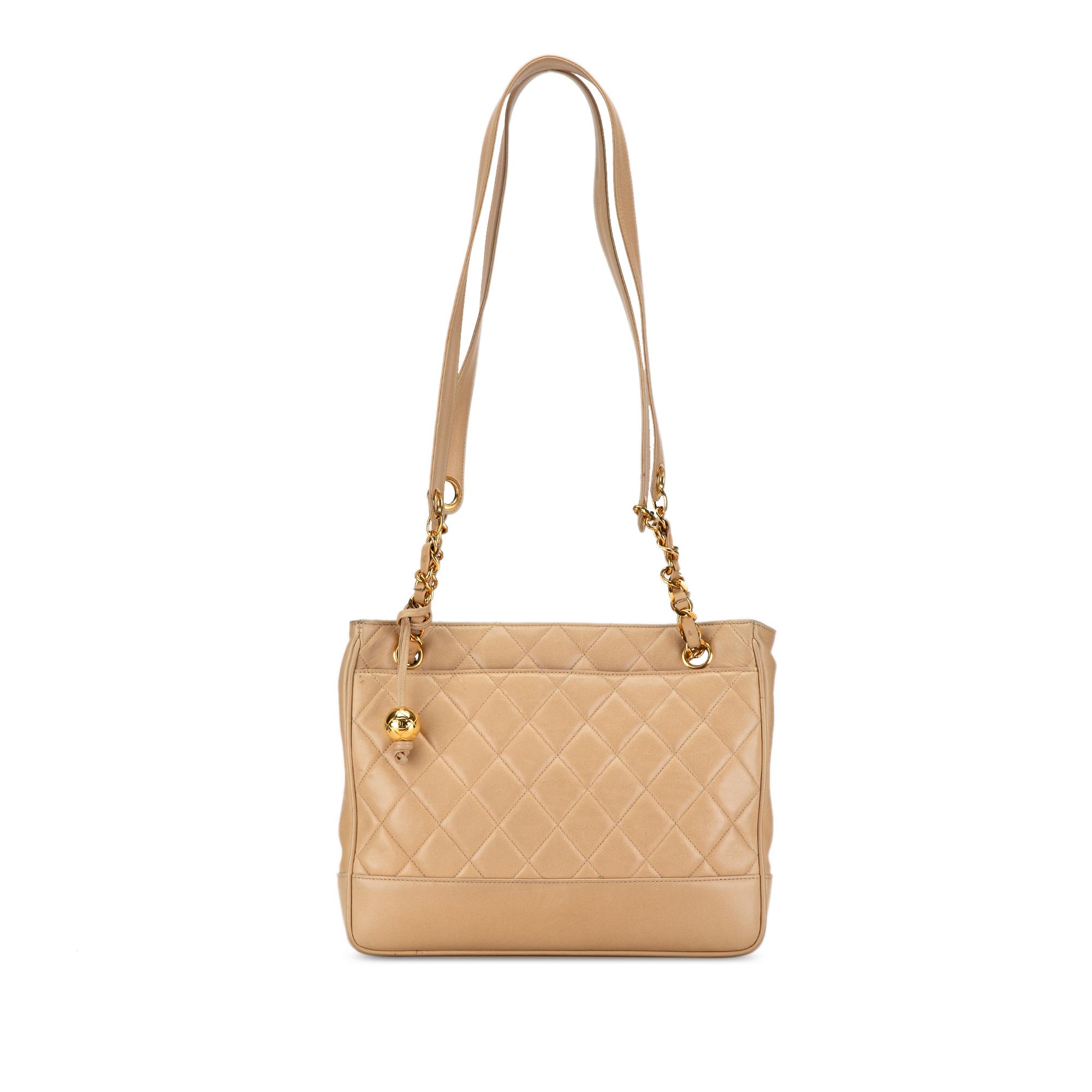 Quilted Lambskin Shoulder Bag