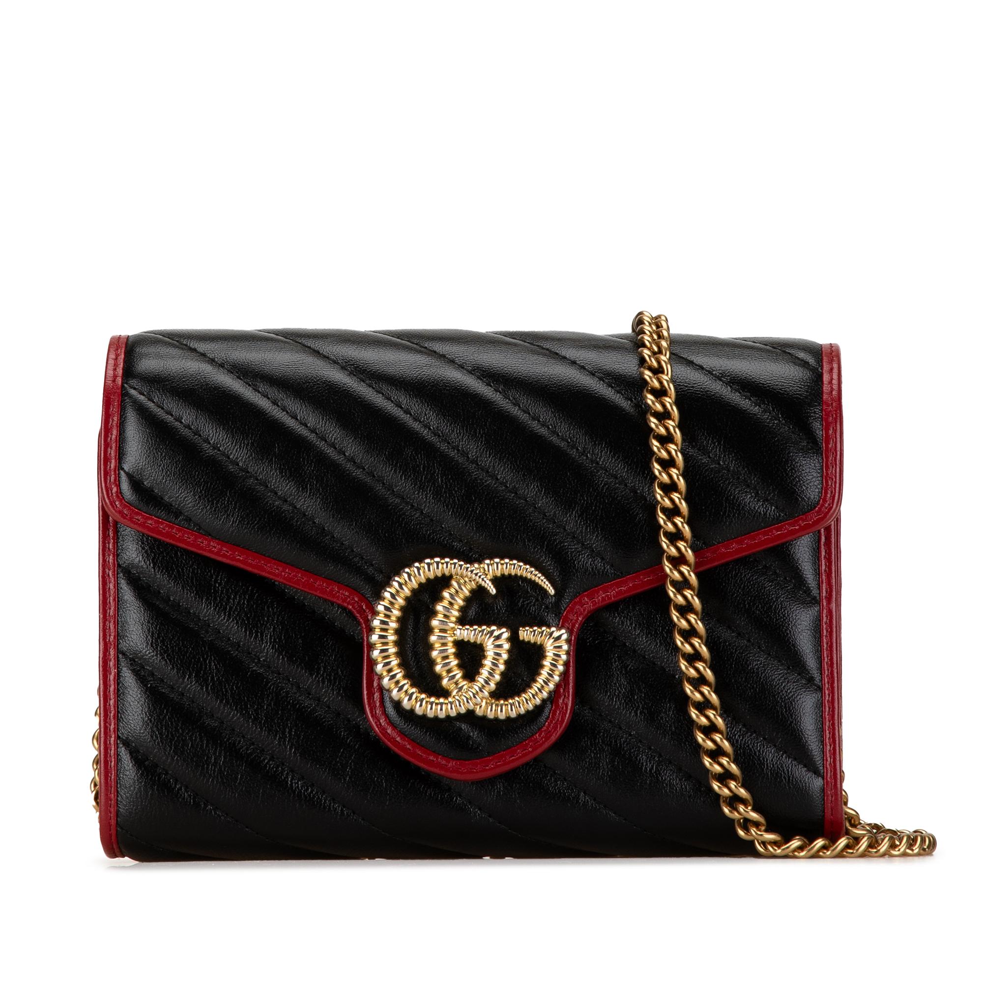 GG Marmont Torchon Wallet on Chain