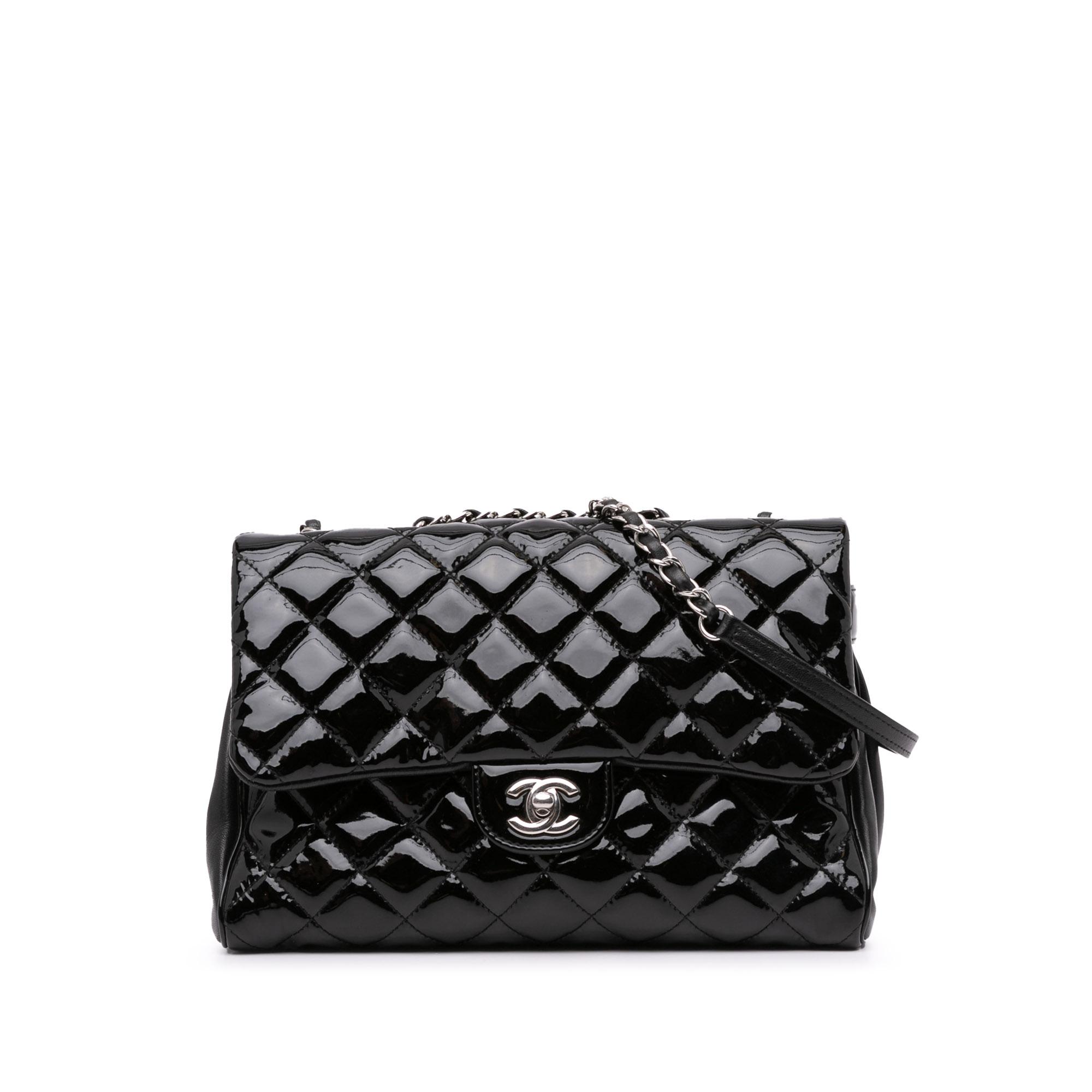 large-quilted-patent-double-compartment-flap