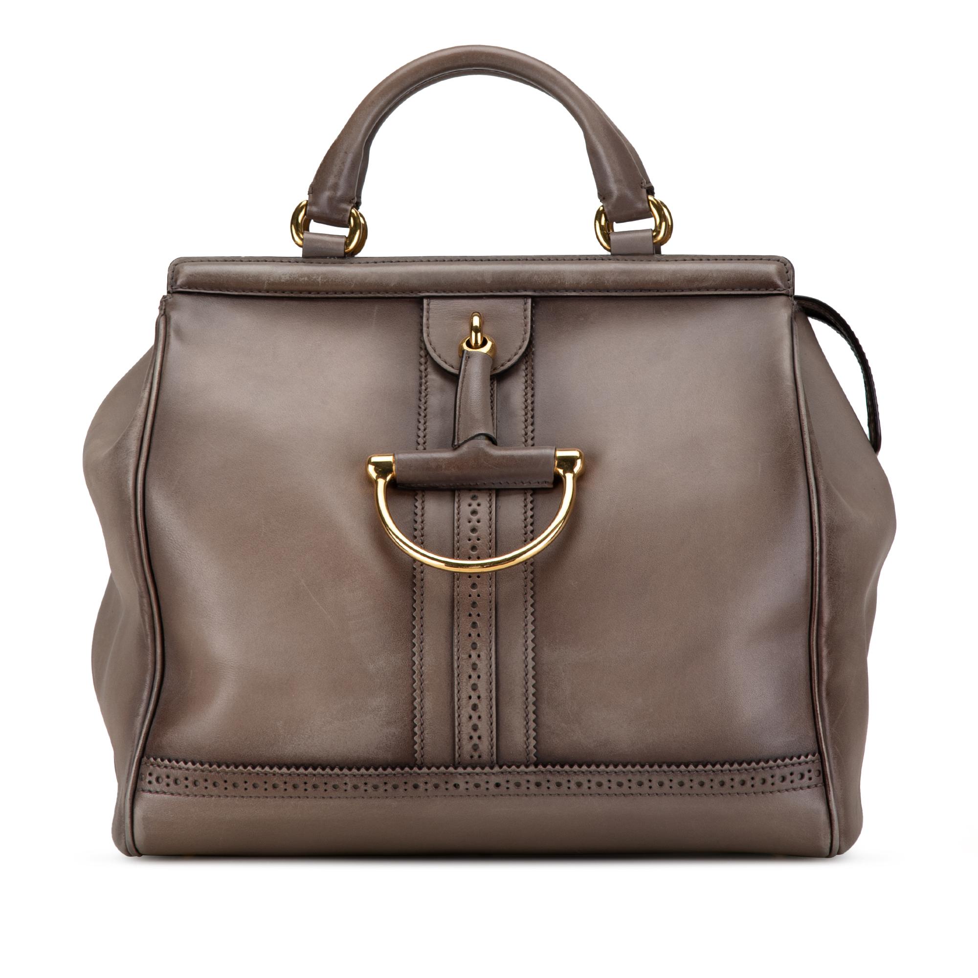 Duilio Brogue Horsebit Handbag