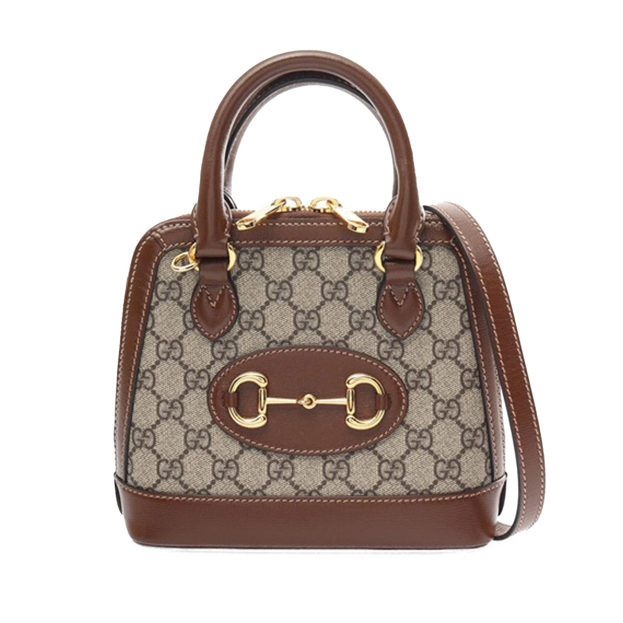 Mini GG Supreme Horsebit 1955 Top Handle Bag