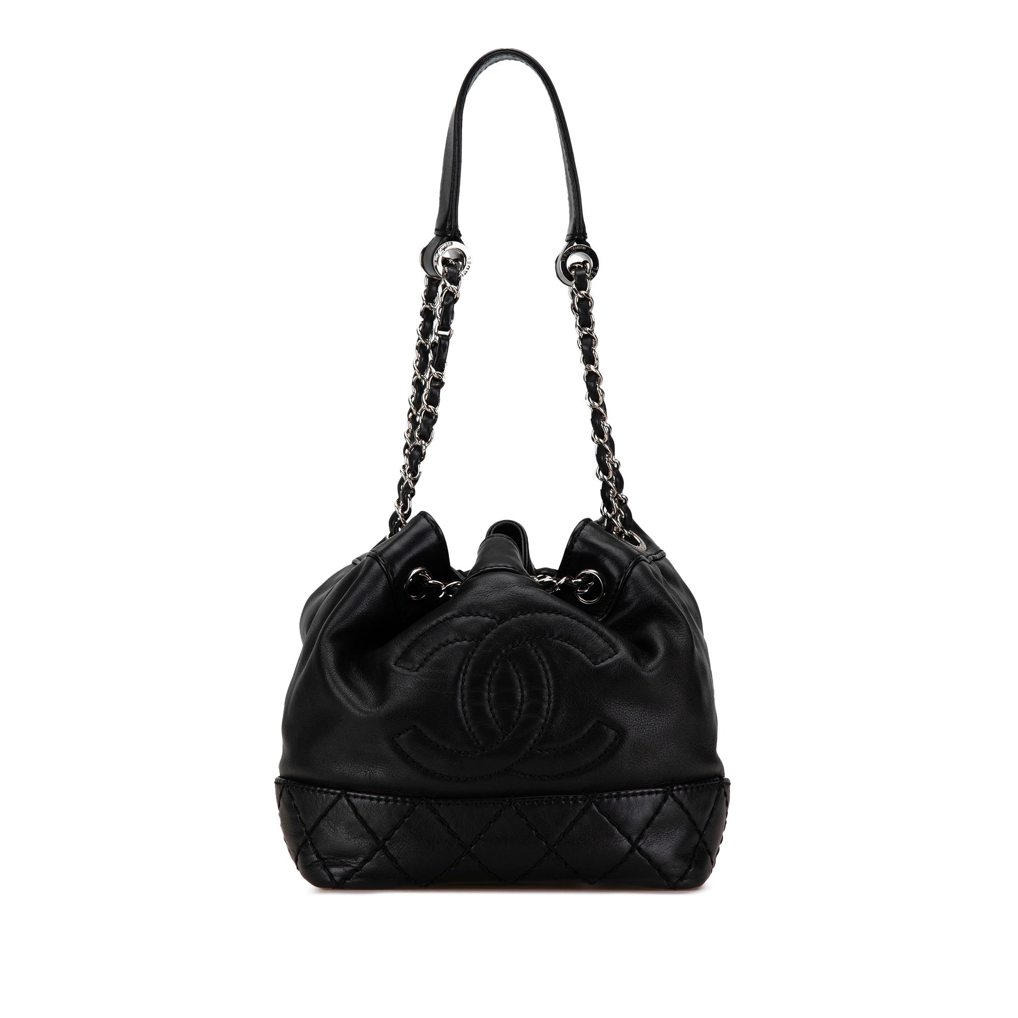 CC Lambskin Bucket Bag