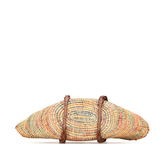 Vitello Trimmed Raffia Paglia Basket Bag