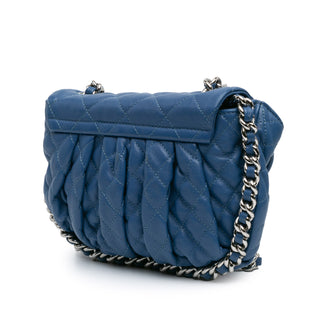 Mini CC Chain Around Lambskin Flap