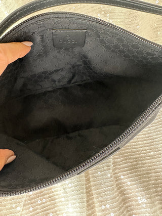 Vintage Gucci Denim Boat Pochette Bag