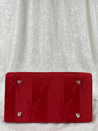 Vintage YSL Red Monogram Mini Tote