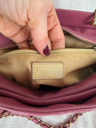 Vintage Chanel Pink Caviar Petit Tote