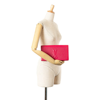 Large Leather Belle De Jour Clutch