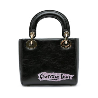 Mini Beaded Calfskin Lady Dior