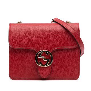 Small Dollar Calfskin Interlocking G Crossbody