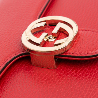 Small Dollar Calfskin Interlocking G Crossbody