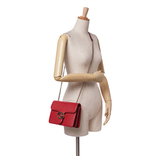 Small Dollar Calfskin Interlocking G Crossbody