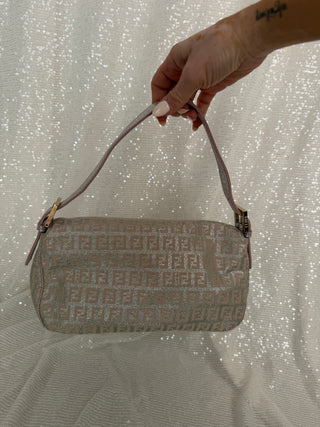 Vintage Fendi Metallic Shimmer Baguette Bag