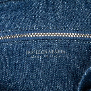 Small Denim Intreccio Camera Bag