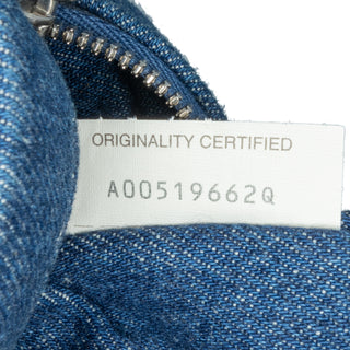 Small Denim Intreccio Camera Bag