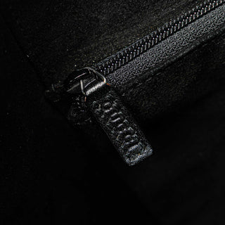 Suede Resin Hoop Handle Handbag
