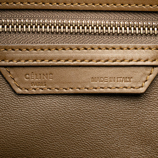 Mini Tricolor Leather Luggage Tote