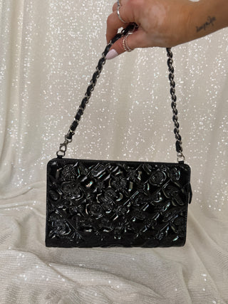 Chanel Patent Lucky Pochette Bag