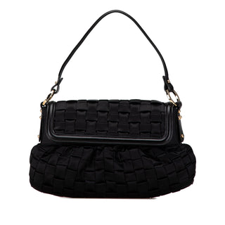 Woven Satin Chef Flap