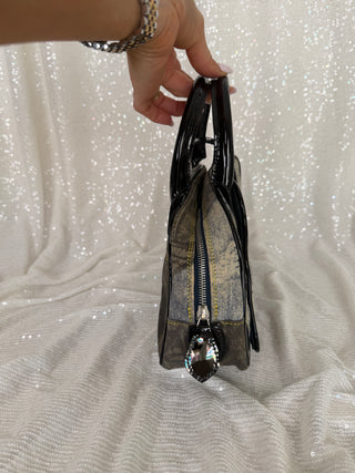Dior Denim Saddle Bowler Bag