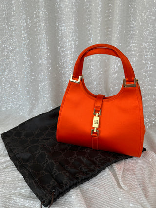 Vintage Gucci Satin Mini Top Handle Bag