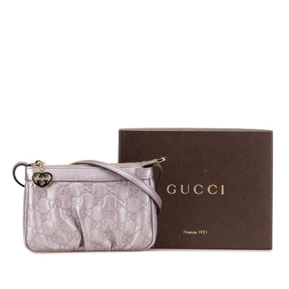 Small Metallic Guccissima Lovely Crossbody