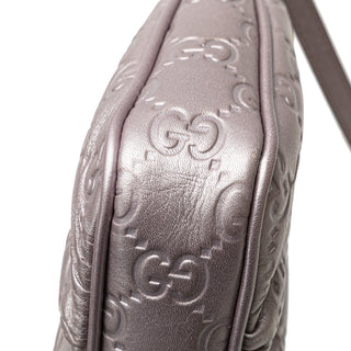 Small Metallic Guccissima Lovely Crossbody