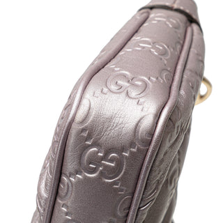 Small Metallic Guccissima Lovely Crossbody