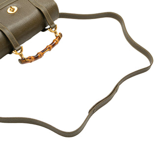 Leather Bamboo Satchel
