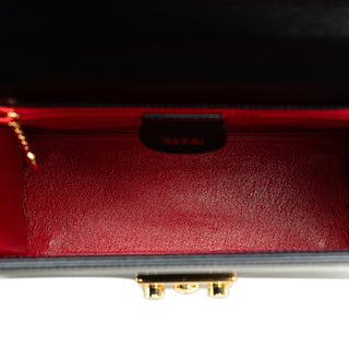 Lady Lock Leather Satchel