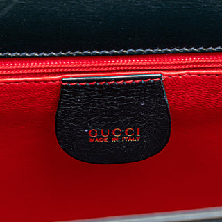 Lady Lock Leather Satchel